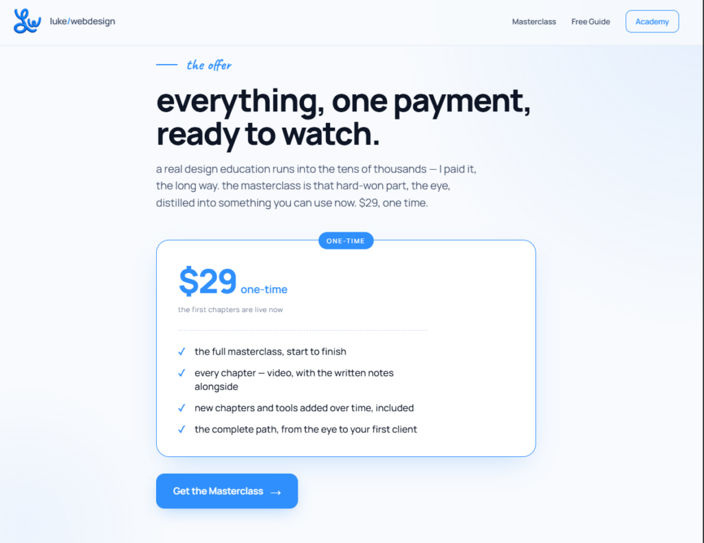 lukewebdesign - AI Web Design Guide